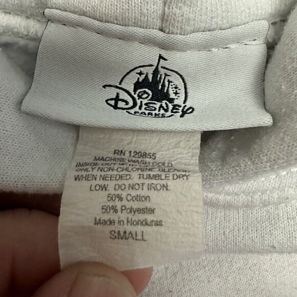 Mickey Mouse Disney Parks Original White Hoodie Sweatshirt Unisex Small - Picture 3 of 6